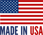 US Flag with Made in USA text